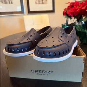 Sperry Dark Blue Perforated Loafers